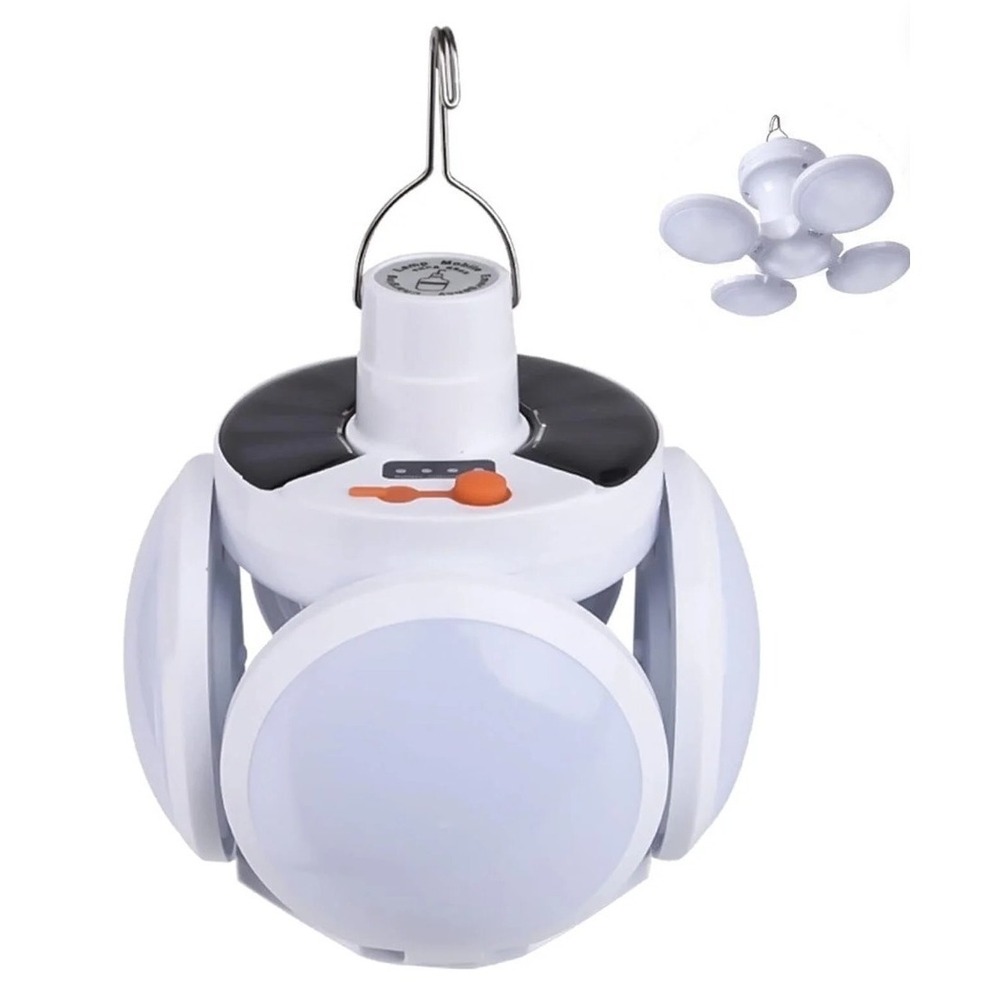 LED Solar Torch USB Rechargeable Night Light Outdoor Camping‎ Lamp Emergency